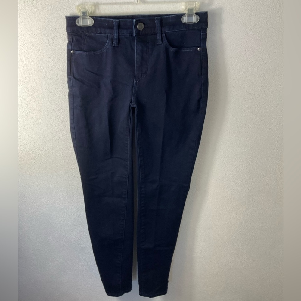 Talbots Flawless High Rise Jegging Ankle Blue Jeans Sz 0P Petite
